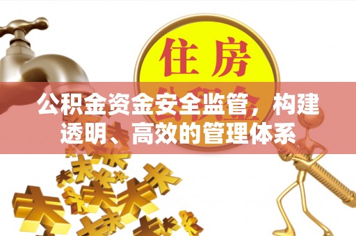 封开公积金资金安全监管，构建透明、高效的管理体系